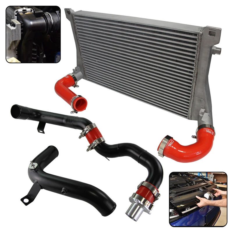 Performance Intercooler & Charge Pipe Kit Fits for Audi A3 S3 VW Golf R GTI MK7 Seat Leon 5F Skoda Octavia 5E 1.8T 2.0T
Performance Intercooler & Charge Pipe Kit Fits for Audi A3 S3 VW Golf R GTI MK7 Seat Leon 5F Skoda Octavia 5E 1.8T 2.0T