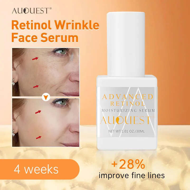 AuQuest Retinol Face Serum Whitening Firming Fade Fine Lines Anti-wrinkle Anti-aging Deep Care Essence See Results in 28 Days
AuQuest Retinol Face Serum Whitening Firming Fade Fine Lines Anti-wrinkle Anti-aging Deep Care Essence See Results in 28 Days