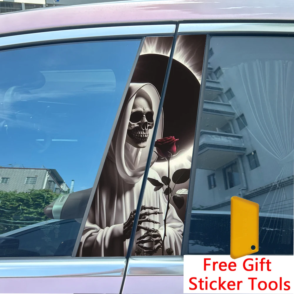 2 шт., череп, пара Cp, Хэллоуин, Бог смерти, автомобиль, центральная стойка, наклейка на стойку B, защитная пленка, декоративные наклейки
2 шт., череп, пара Cp, Хэллоуин, Бог смерти, автомобиль, центральная стойка, наклейка на стойку B, защитная пленка, декоративные наклейки