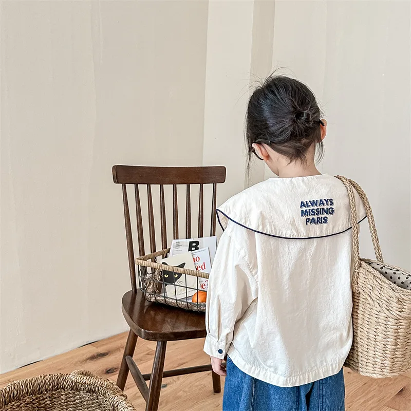 4937C Children's Clothes Girl's Shirt 2023 Spring New Large Lapel Washed Cotton Girl's Shirt 1-7Year Children's Shirt Blouse
4937C Children's Clothes Girl's Shirt 2023 Spring New Large Lapel Washed Cotton Girl's Shirt 1-7Year Children's Shirt Blouse