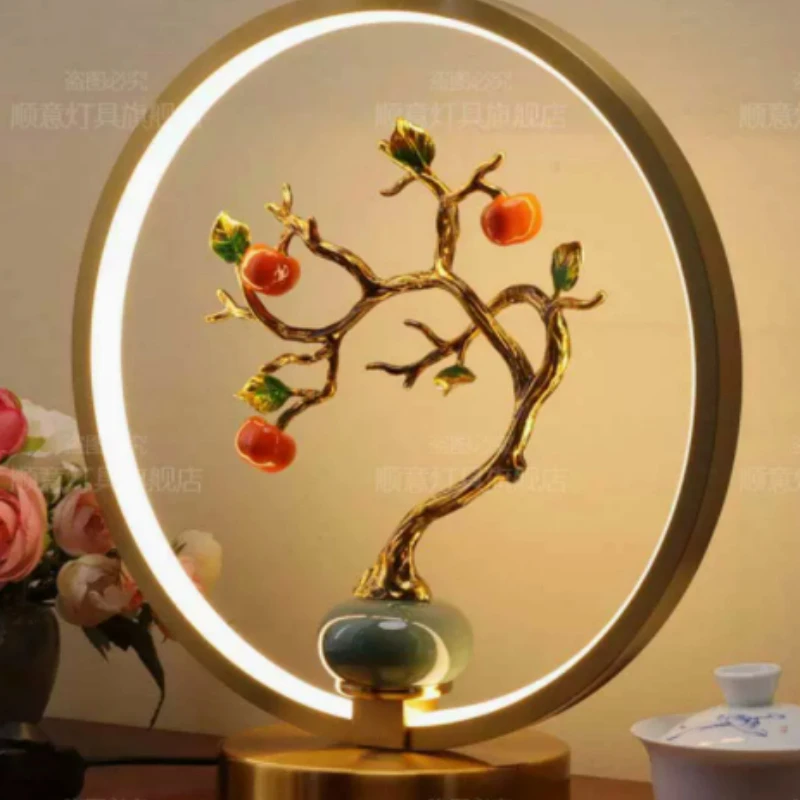 LXV3180 New Chinese style bedside table, master bedroom table lamp, creative, romantic, and simple modern bedside lamp
LXV3180 New Chinese style bedside table, master bedroom table lamp, creative, romantic, and simple modern bedside lamp