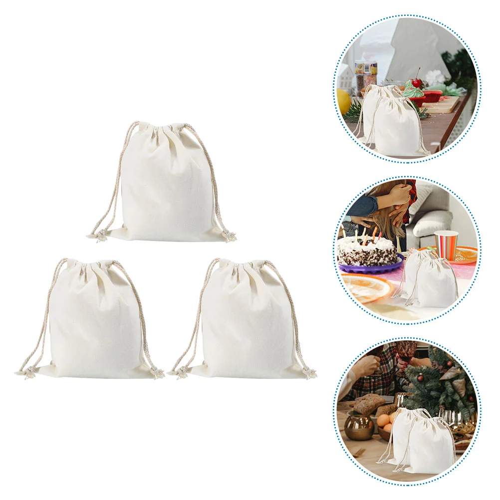 3pcs Multi-functional Drawstring Storage Bags Cotton Cloth Bags Gift Storage Bags
3pcs Multi-functional Drawstring Storage Bags Cotton Cloth Bags Gift Storage Bags