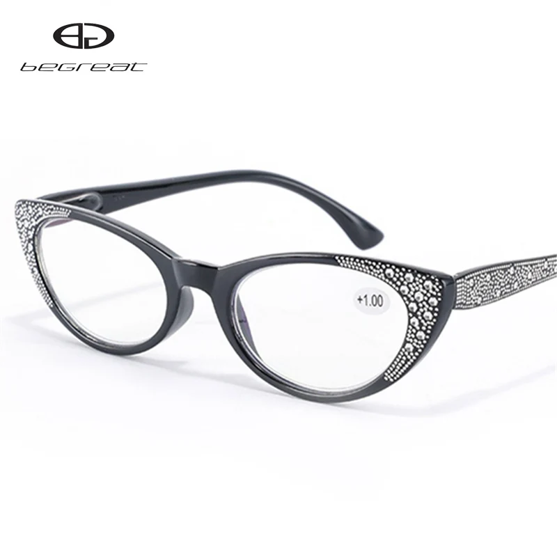 BEGREAT Diamond Cat Eye Reading Glasses Women Vintage Frame Multicolor Designer Fashion Presbyopic Eyewear Diopte+175 +225 +275
BEGREAT Diamond Cat Eye Reading Glasses Women Vintage Frame Multicolor Designer Fashion Presbyopic Eyewear Diopte+175 +225 +275