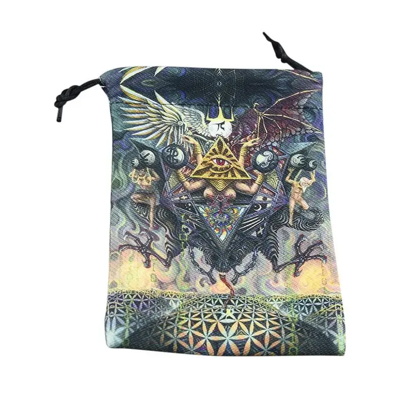 Бархатная сумка для хранения карт Tarot, двусторонняя сумка на шнурке с принтом, домашние аксессуары, подарок, органайзер для хранения Таро Ве...
Бархатная сумка для хранения карт Tarot, двусторонняя сумка на шнурке с принтом, домашние аксессуары, подарок, органайзер для хранения Таро Ве...