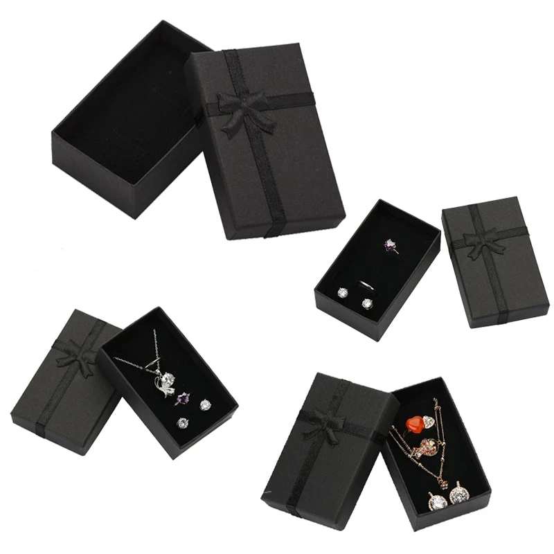32pcs Jewelry Box 8x5cm Black Necklace Box for Ring Gift Box Paper Jewellery Box Packaging Bracelet Earring Display with Sponge
32pcs Jewelry Box 8x5cm Black Necklace Box for Ring Gift Box Paper Jewellery Box Packaging Bracelet Earring Display with Sponge