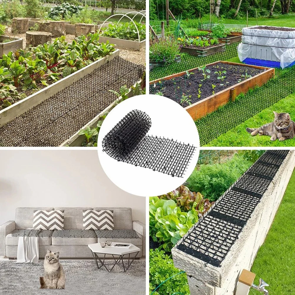 Garden Cat Scat Mats Repellent Mat Prickle Strips Spike Anti-Cat Pest Deterrent Garden Repellent Animal Scarer
Garden Cat Scat Mats Repellent Mat Prickle Strips Spike Anti-Cat Pest Deterrent Garden Repellent Animal Scarer