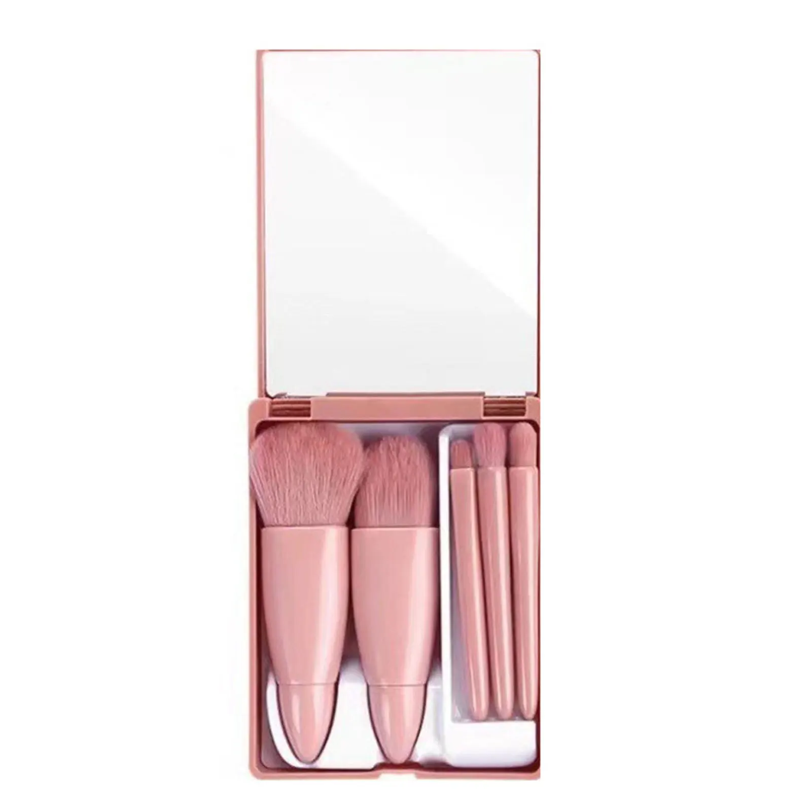 5pcs Makeup Brush Set with Mirror Synthetic Fiber Bristles Makeup Brushes for Daily Makeup Beauty Tools MH88
5pcs Makeup Brush Set with Mirror Synthetic Fiber Bristles Makeup Brushes for Daily Makeup Beauty Tools MH88