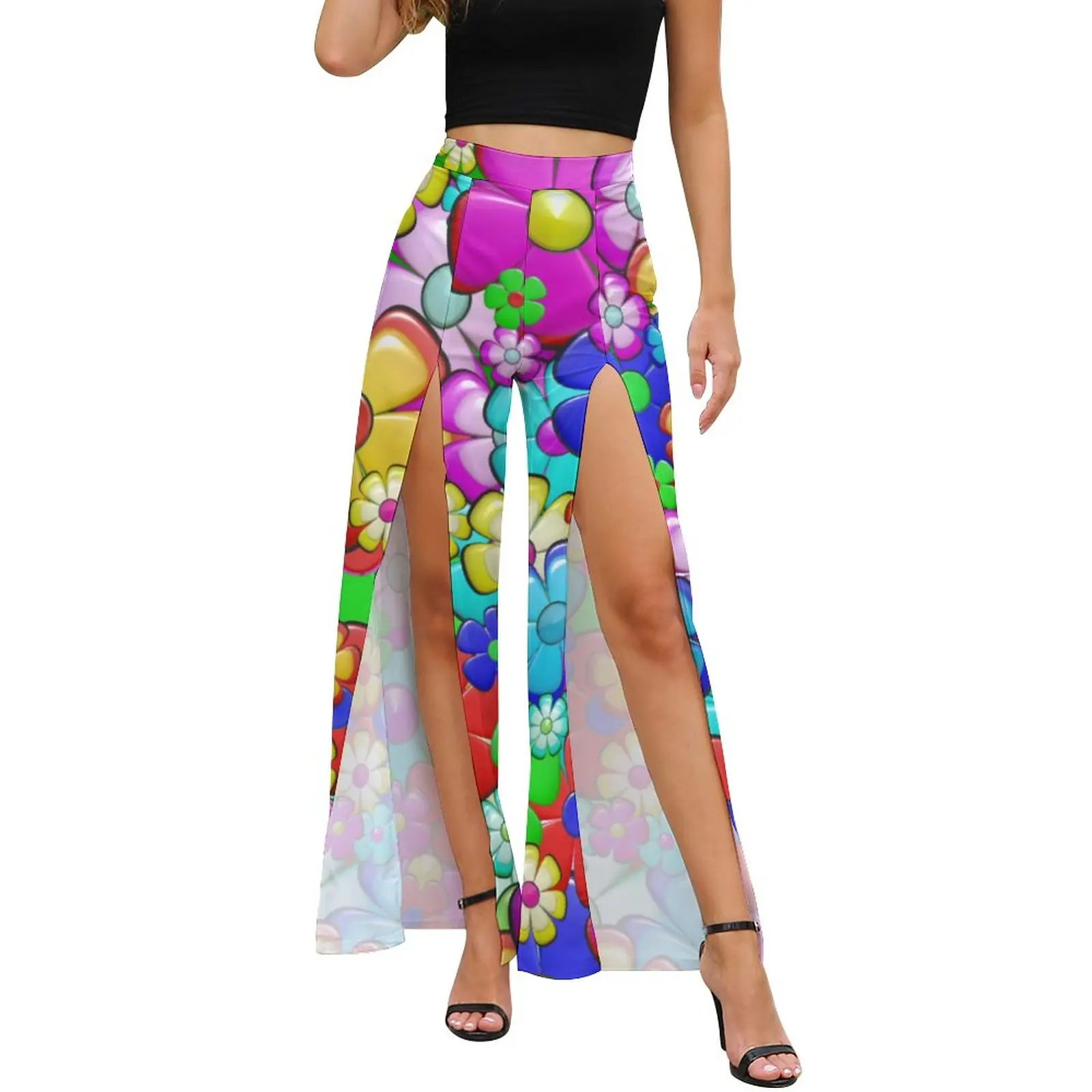 Hippy Flowers Print Pants Women Retro Modern Art Beach Graphic Trousers Spring High Waisted Casual Wide Leg Pants Birthday Gift
Hippy Flowers Print Pants Women Retro Modern Art Beach Graphic Trousers Spring High Waisted Casual Wide Leg Pants Birthday Gift