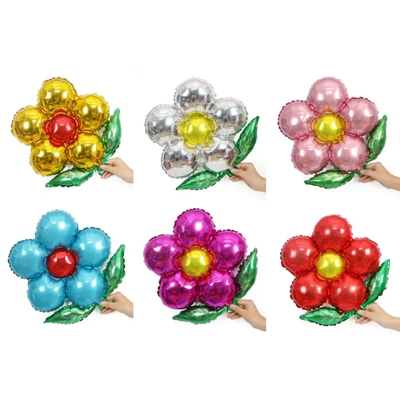 33*34cm Flowers Aluminum Foil Balloons Five Leaf Marriage Room Birthday Party Decor Flower Shaped Decorations Balloon
33*34cm Flowers Aluminum Foil Balloons Five Leaf Marriage Room Birthday Party Decor Flower Shaped Decorations Balloon