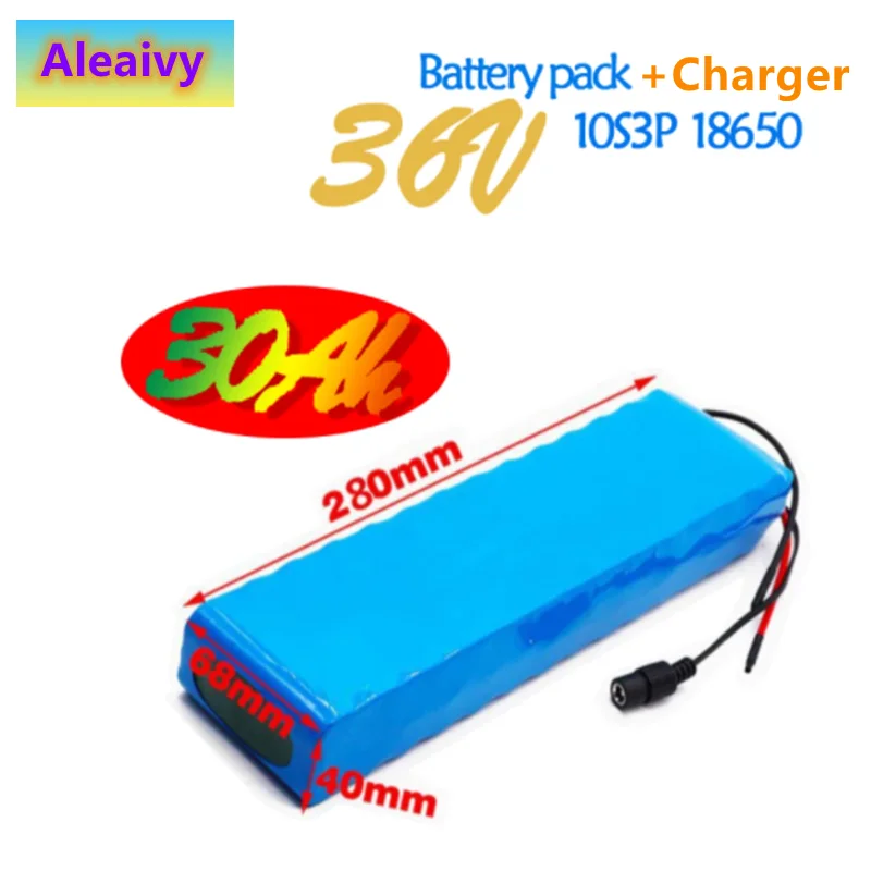 Аккумулятор для электровелосипеда 10S3P, 36 В, 30 Ач, литий-ионный аккумулятор 18650, 500 Вт, высокая мощность и емкость 42 в, для мотоцикла, скутера с з...
Аккумулятор для электровелосипеда 10S3P, 36 В, 30 Ач, литий-ионный аккумулятор 18650, 500 Вт, высокая мощность и емкость 42 в, для мотоцикла, скутера с з...