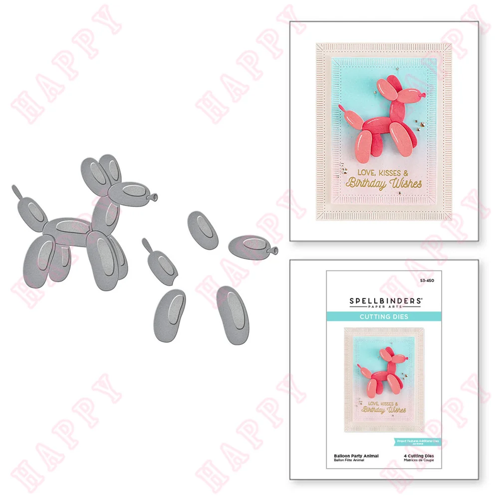 Balloon Party Animal Etched Metal Cutting Dies Diy Scrapbooking Diary Decorative Embossing Paper Craft Handcraft Making Template
Balloon Party Animal Etched Metal Cutting Dies Diy Scrapbooking Diary Decorative Embossing Paper Craft Handcraft Making Template