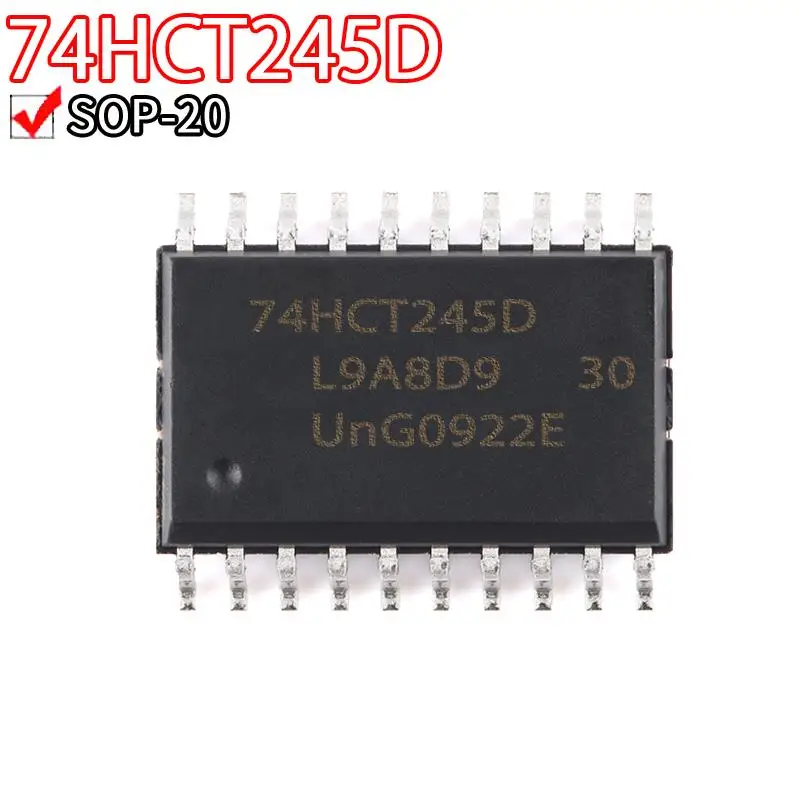 10pcs 74HCT245D 74HCT245 SOP-20 SN74HCT245DWR 74HCT244D 74HCT273D 74HCT373D 74HCT374D 74HCT377D 74HCT541D 74HCT573D 74HCT574D
10pcs 74HCT245D 74HCT245 SOP-20 SN74HCT245DWR 74HCT244D 74HCT273D 74HCT373D 74HCT374D 74HCT377D 74HCT541D 74HCT573D 74HCT574D