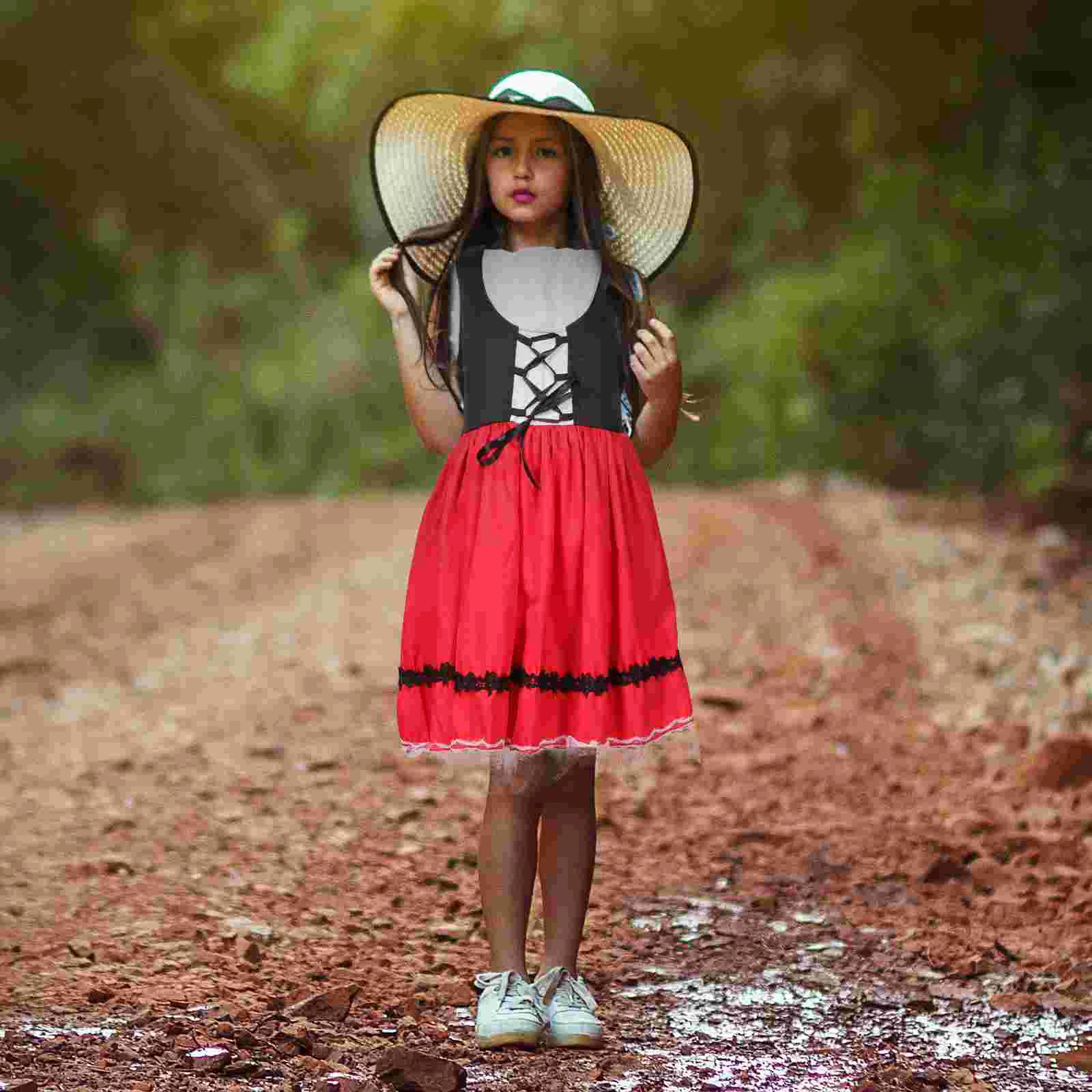 Girls Red Hood Masquerade Clothes Little Cape Cosplay Dress Fabric Christmas Costume Outfit Child
Girls Red Hood Masquerade Clothes Little Cape Cosplay Dress Fabric Christmas Costume Outfit Child