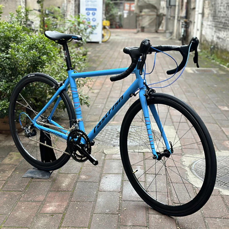18 Speeds Road Bike Carbon Fiber Frame Bearing Hubs Wheels Integrated Brake and Shift 8.25kg Lightweight Racing Bicycle
18 Speeds Road Bike Carbon Fiber Frame Bearing Hubs Wheels Integrated Brake and Shift 8.25kg Lightweight Racing Bicycle