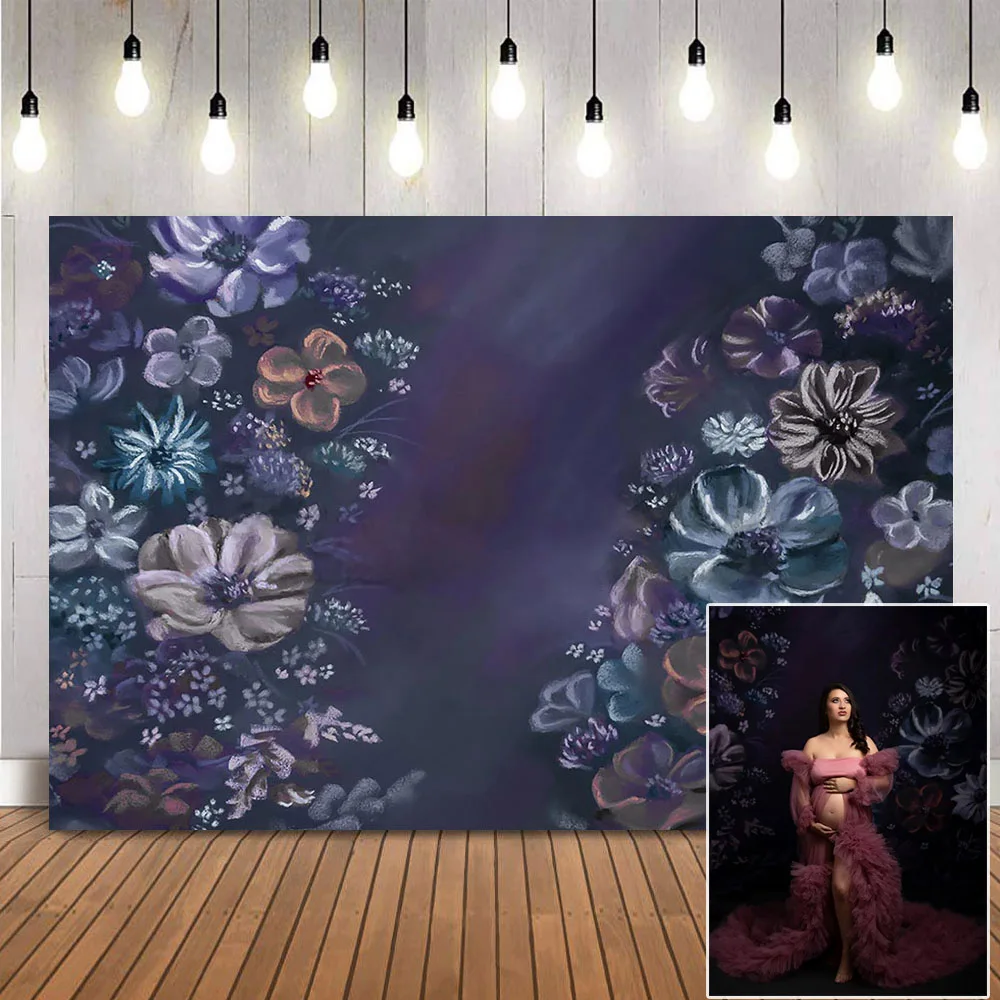 Oil Painting Floral Backdrop for Photographic Studio Abstract Texture Newborn Kids Portrait Background for Photo Booth Studio 
Oil Painting Floral Backdrop for Photographic Studio Abstract Texture Newborn Kids Portrait Background for Photo Booth Studio