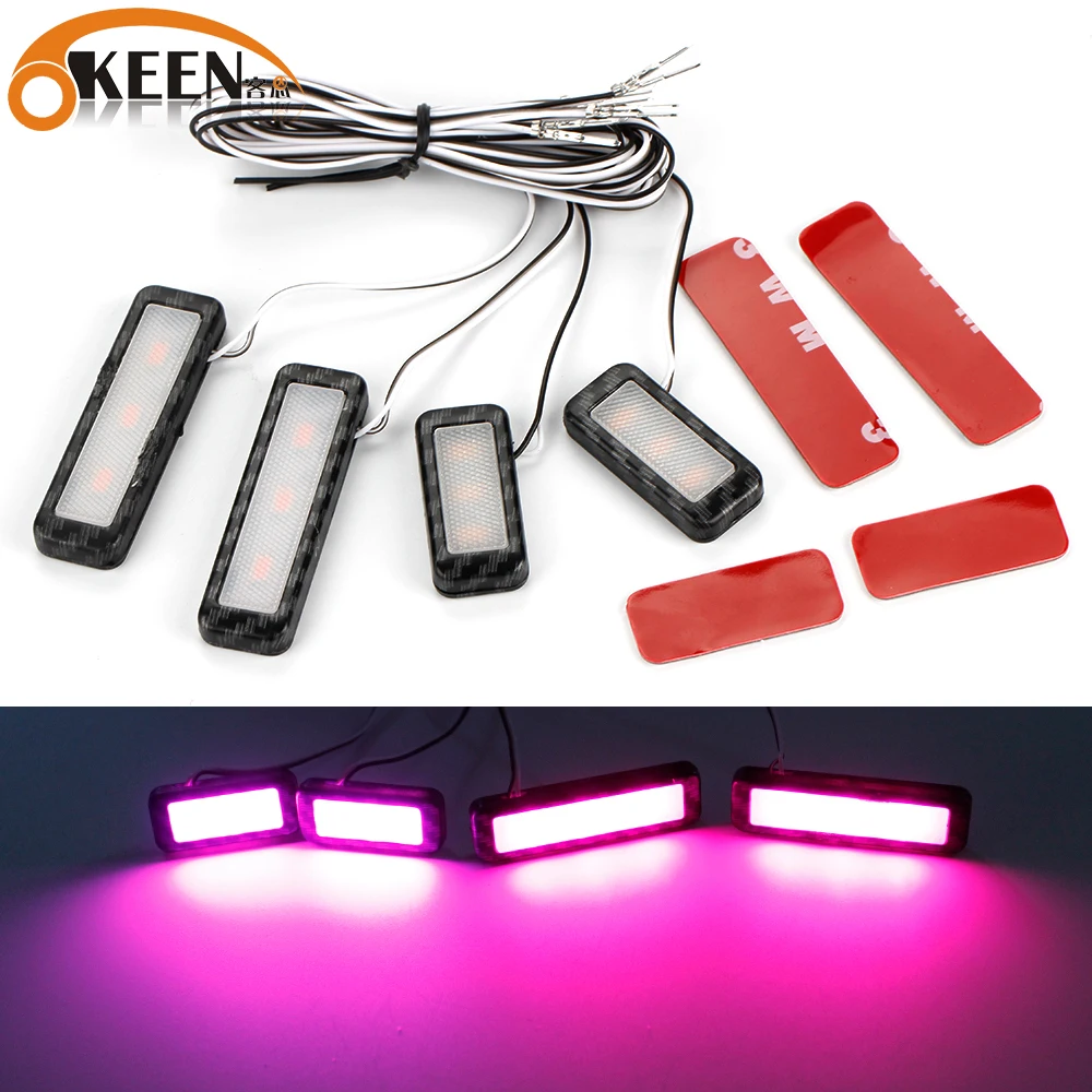OKEEN Car Ambient LED Light Auto Inner Door Bowl handle Armrest Light Car Door Interior Decorative Atmosphere Lamp Universal 4P
OKEEN Car Ambient LED Light Auto Inner Door Bowl handle Armrest Light Car Door Interior Decorative Atmosphere Lamp Universal 4P