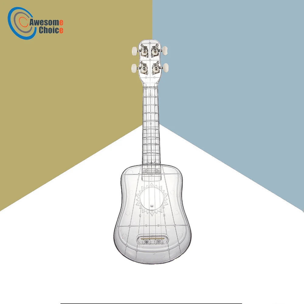21/23 inches Ukulele Transparent 4 Strings Music Development ABS Portable Mini Guitar Ukelele for Beginner Musical Instruments
21/23 inches Ukulele Transparent 4 Strings Music Development ABS Portable Mini Guitar Ukelele for Beginner Musical Instruments