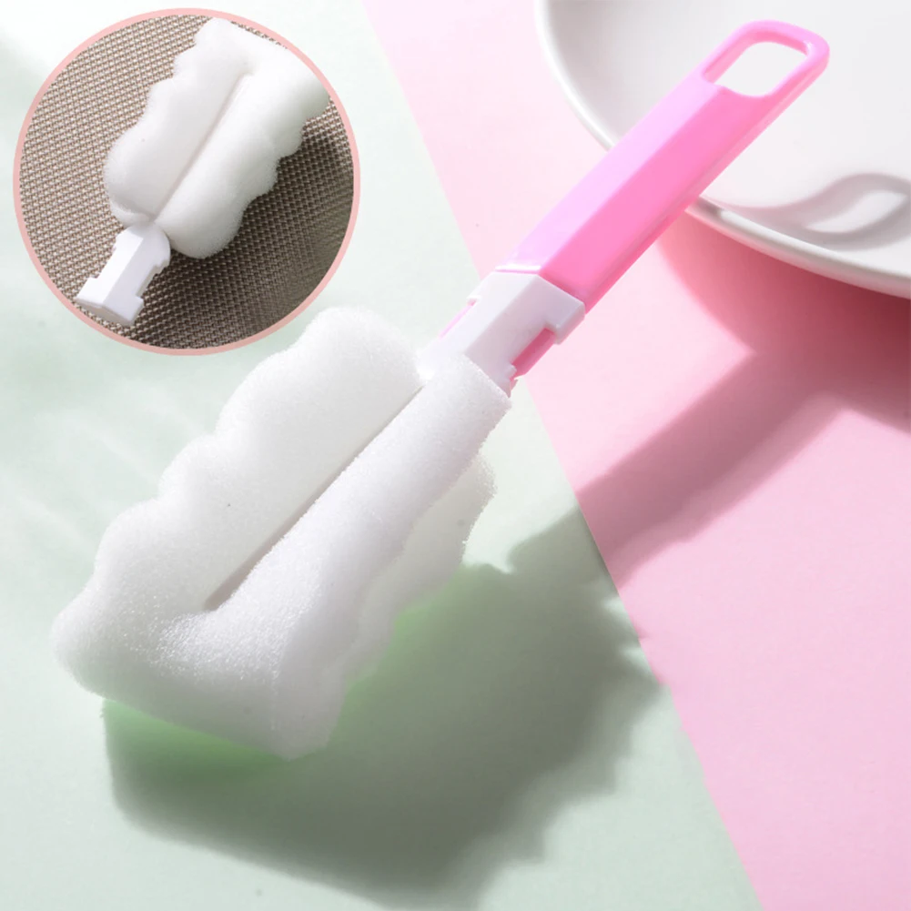 1pc Sponge Brush Baby Glass Bottle Cleaning Brush Glass Cup Foam Detachable 360 Degree Sponge Home Cleaning Tool
1pc Sponge Brush Baby Glass Bottle Cleaning Brush Glass Cup Foam Detachable 360 Degree Sponge Home Cleaning Tool