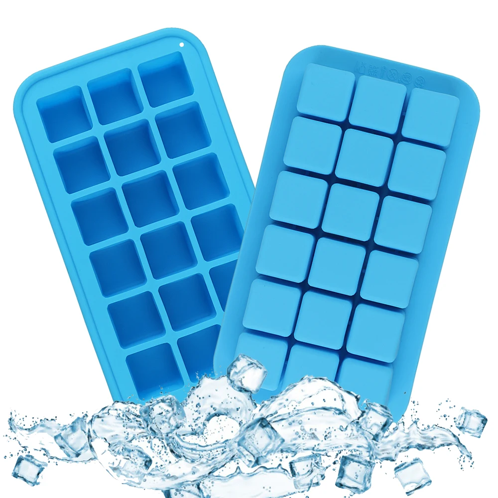 18 Grid Silicone Ice Cube Mold Square Ice Cube Trays Reusable Non-toxic Durable Bar Pub Wine Ice Blocks Maker
18 Grid Silicone Ice Cube Mold Square Ice Cube Trays Reusable Non-toxic Durable Bar Pub Wine Ice Blocks Maker