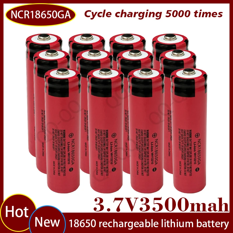 New 3.7V3500Mah NCR18650GA Pointed 18650 Lithium Battery Is Suitable for Cast Batteries Such As Battery Packs and Tool Batteries 
New 3.7V3500Mah NCR18650GA Pointed 18650 Lithium Battery Is Suitable for Cast Batteries Such As Battery Packs and Tool Batteries