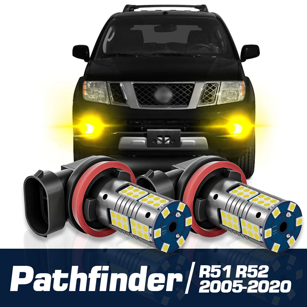 2pcs LED Fog Light Canbus Accessories For Nissan Pathfinder R51 R52 2005-2020 2010 2011 2012 2013 2014 2015 2016 2017
2pcs LED Fog Light Canbus Accessories For Nissan Pathfinder R51 R52 2005-2020 2010 2011 2012 2013 2014 2015 2016 2017