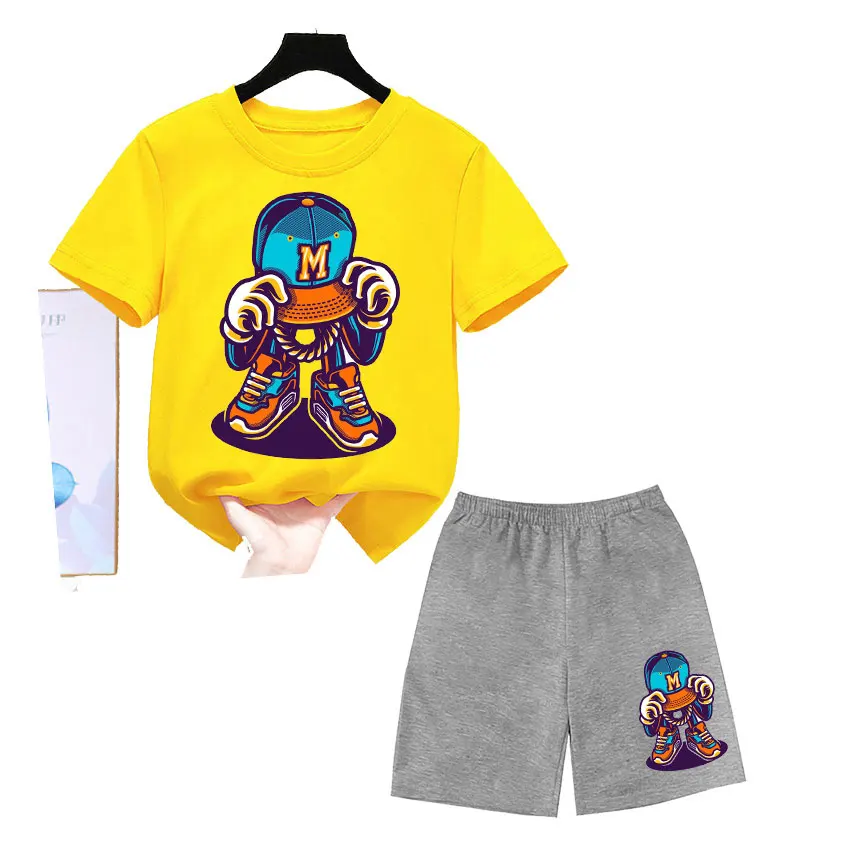 2022 New Summer Children's Clothing,Cartoon Print T-shirt Sets for Boys and Girls,Kids Sport Loose Clothes,Free Shipping
2022 New Summer Children's Clothing,Cartoon Print T-shirt Sets for Boys and Girls,Kids Sport Loose Clothes,Free Shipping