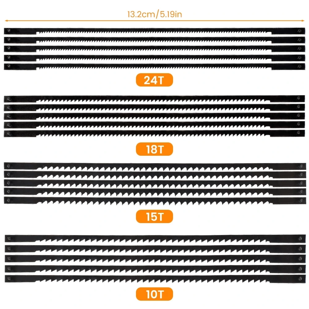 20PCS Carbon Steel Scroll Saw Blade Hand Saw Blade Woodworking Tool 10T15T18T24T Carbon Steel Scroll Saw Blade Hand Saw Blade
20PCS Carbon Steel Scroll Saw Blade Hand Saw Blade Woodworking Tool 10T15T18T24T Carbon Steel Scroll Saw Blade Hand Saw Blade