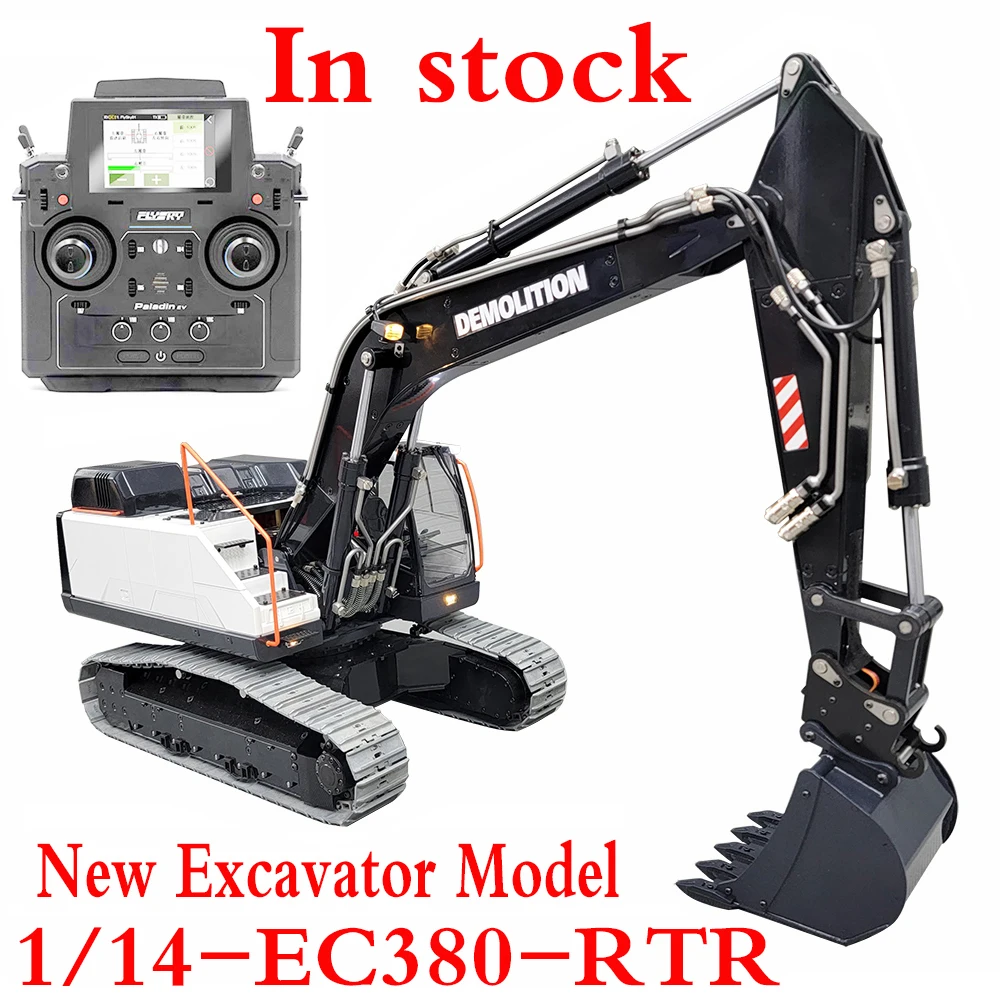 2022 Brand New 1/14 RC Hydraulic Excavator EC 380 EL Tracked Excavator Full Metal Model PL18 Channel RC Car Toys for Adults
2022 Brand New 1/14 RC Hydraulic Excavator EC 380 EL Tracked Excavator Full Metal Model PL18 Channel RC Car Toys for Adults