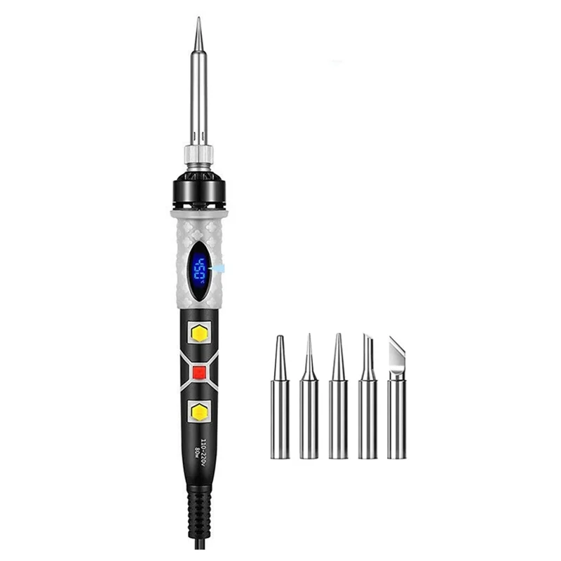 80W Electric Soldering Iron Digital Internal Thermal Ceramic Heating Electronic Welding Tools EU Plug
80W Electric Soldering Iron Digital Internal Thermal Ceramic Heating Electronic Welding Tools EU Plug