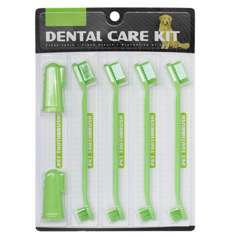 Зубная щетка R7UB для собак с двумя головками 
Зубная щетка R7UB для собак с двумя головками