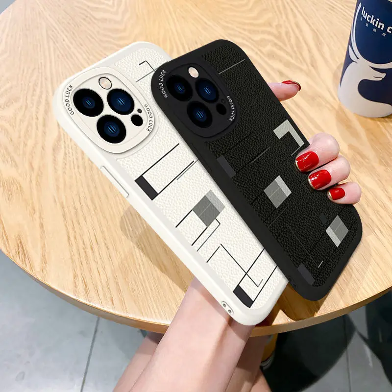 Mobile Phone Case Simple Plaid All-inclusive For Iphone 14 13 12 11 ProMax 7 Xs Xr 8 Soft Silicone Tide Brand For Men And Women
Mobile Phone Case Simple Plaid All-inclusive For Iphone 14 13 12 11 ProMax 7 Xs Xr 8 Soft Silicone Tide Brand For Men And Women