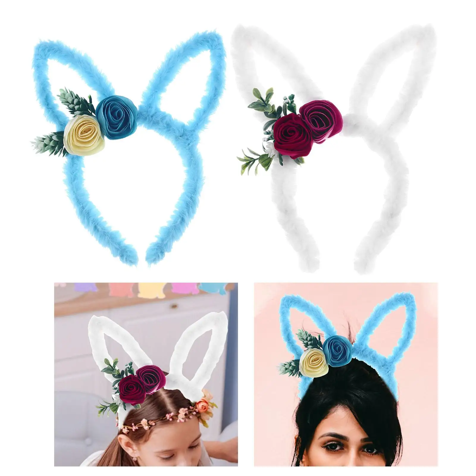 plush Ears Headband Makeup Hair Hoop Women Girls Rabbit Ear Headband for Costume Fancy Dress Easter Cosplay Photo Props
plush Ears Headband Makeup Hair Hoop Women Girls Rabbit Ear Headband for Costume Fancy Dress Easter Cosplay Photo Props
