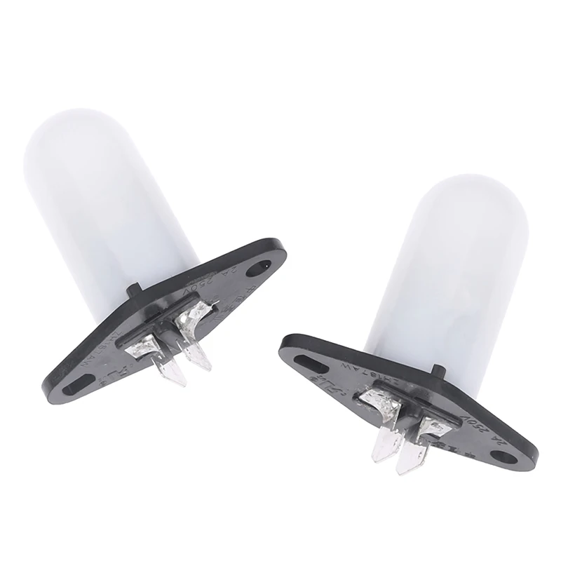 2Pcs 2A250V Microwave LED bulbs white light, energy saving, high temperature resistant and not fragile 1.2W curved plug type
2Pcs 2A250V Microwave LED bulbs white light, energy saving, high temperature resistant and not fragile 1.2W curved plug type