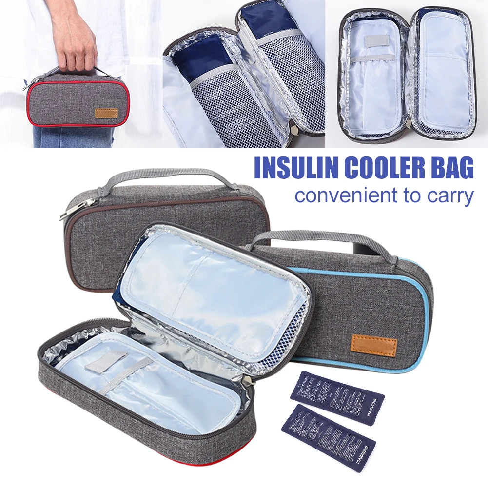 Insulin Cooler Case 2 Ice Packs Portable Compact Insulin Cooler Carrying Bag with Handle Medicine Storage Bag Super High Quality
Insulin Cooler Case 2 Ice Packs Portable Compact Insulin Cooler Carrying Bag with Handle Medicine Storage Bag Super High Quality