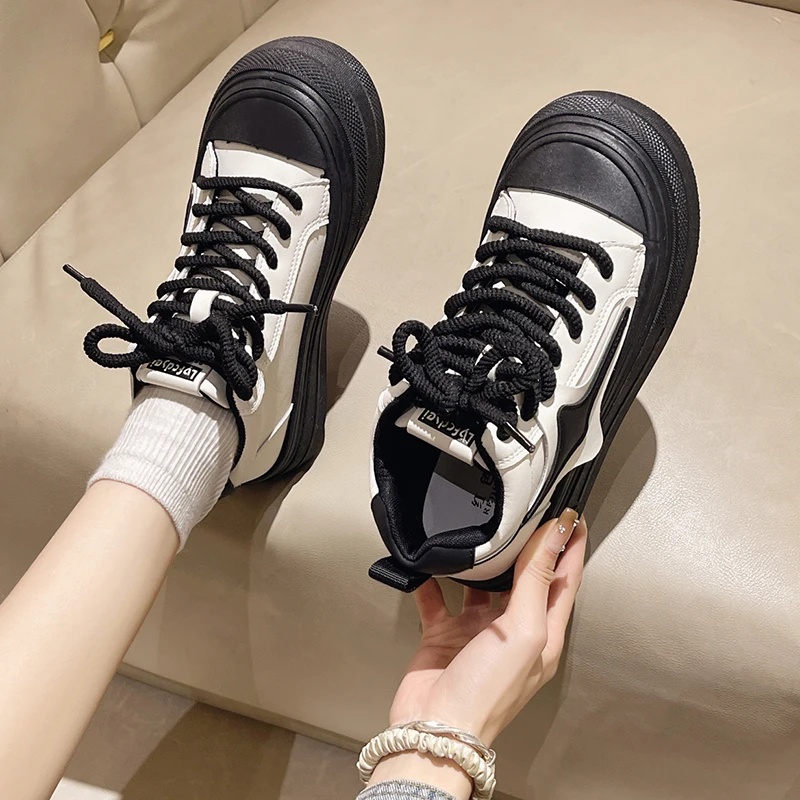 Casual Woman Shoe Autumn Wedge Basket 2023 All-Match Round Toe Female Moccasin Clogs Platform Fall Sports Small Cross New Genuin
Casual Woman Shoe Autumn Wedge Basket 2023 All-Match Round Toe Female Moccasin Clogs Platform Fall Sports Small Cross New Genuin