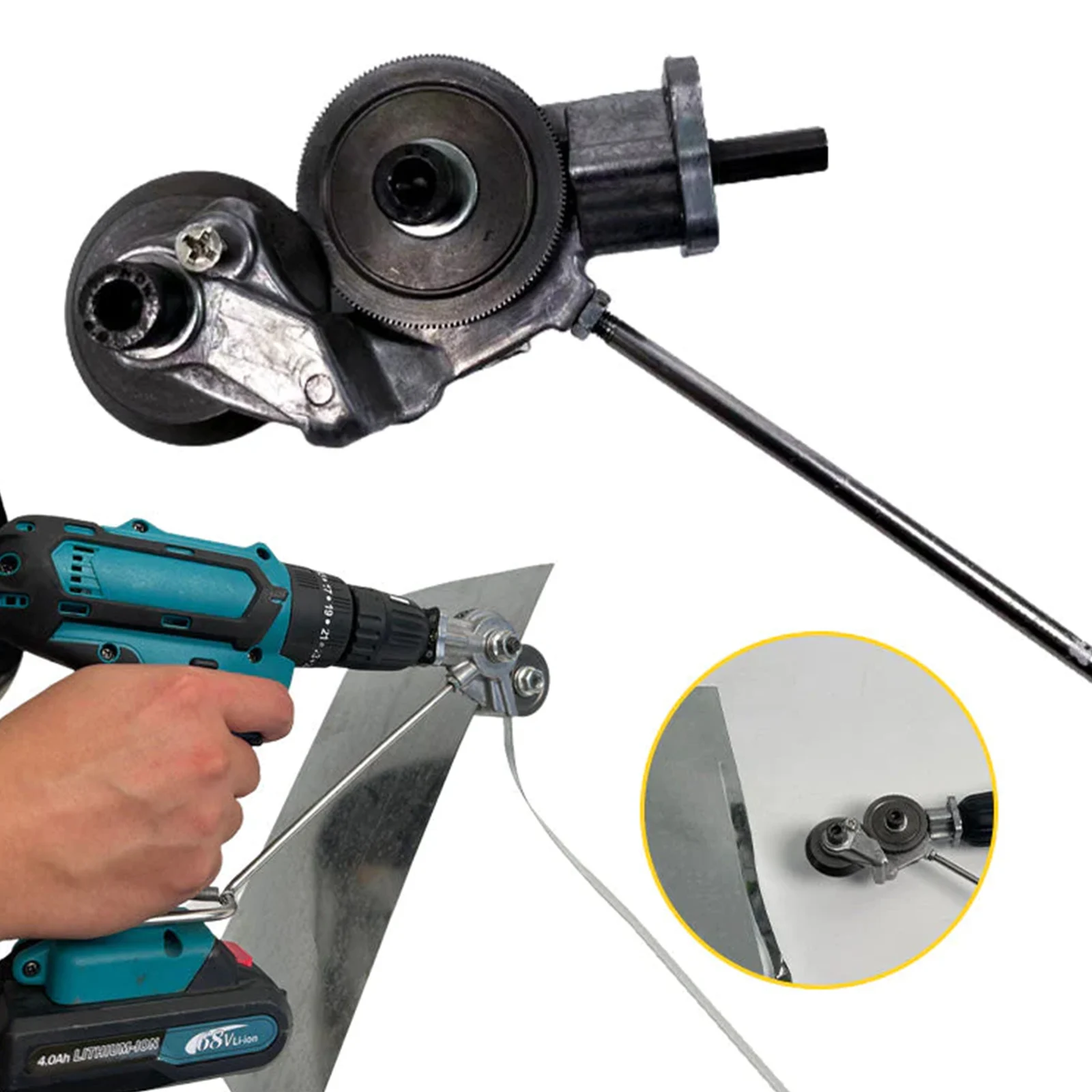 Electric Drill Plate Cutter Metal Sheet Cutter Free Cutting Tool Sheet Metal Cut Plate Punch Scissors Drill Bit Attachment
Electric Drill Plate Cutter Metal Sheet Cutter Free Cutting Tool Sheet Metal Cut Plate Punch Scissors Drill Bit Attachment