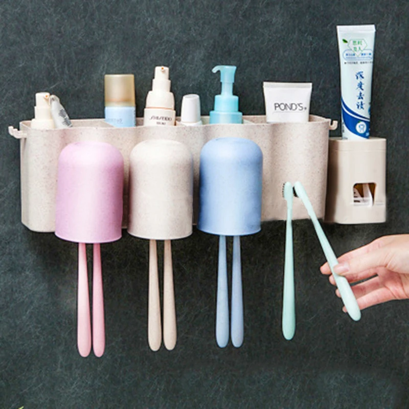 LEDFRE Toothbrush Mouthwash Cup Holder Automatic Toothpaste Dispenser Set for Bathroom Accessories LF71030
LEDFRE Toothbrush Mouthwash Cup Holder Automatic Toothpaste Dispenser Set for Bathroom Accessories LF71030