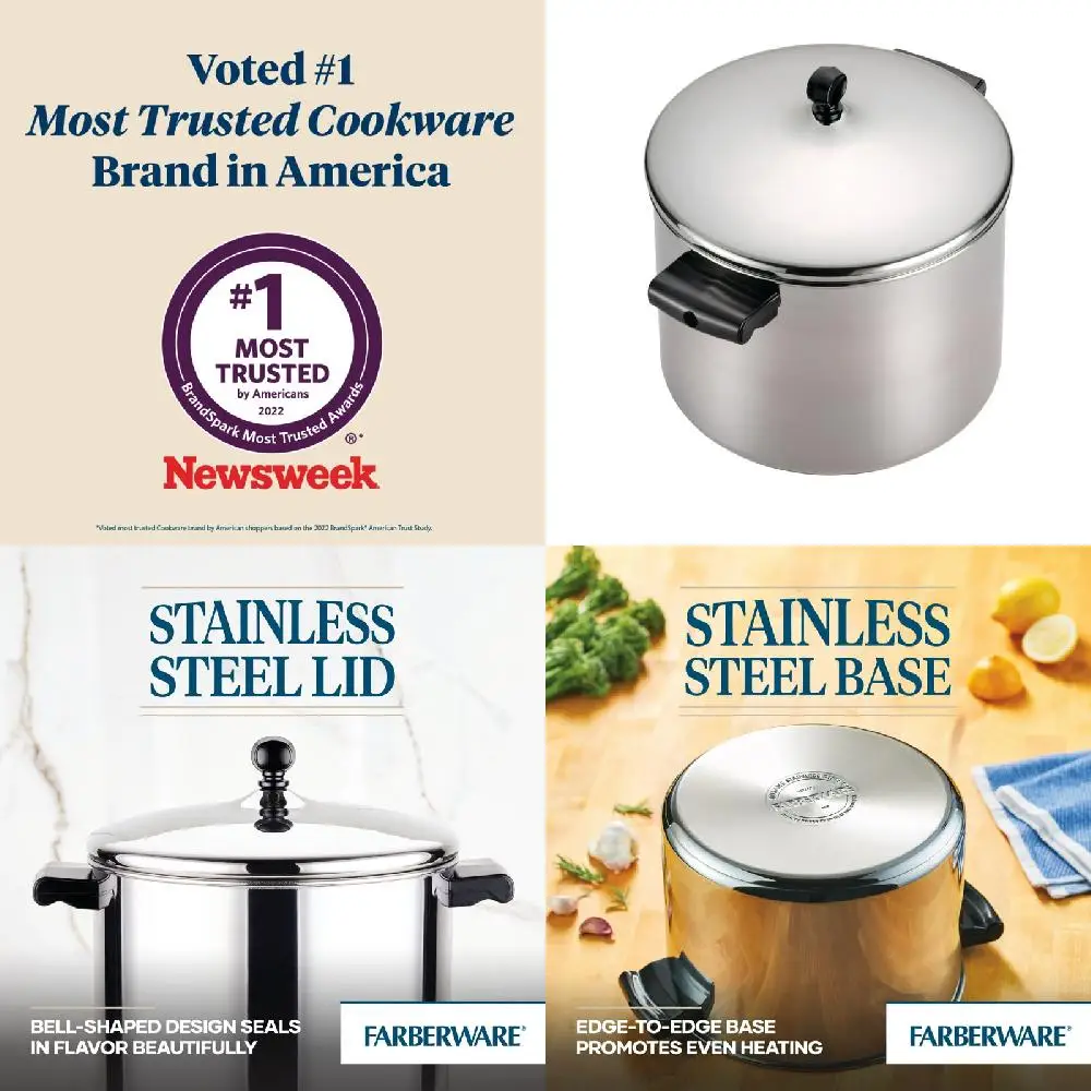 Durable, Sturdy Silver Classic Stainless Steel Pot with Lid - Perfect for Food Prep and Colorful Cooking.
Durable, Sturdy Silver Classic Stainless Steel Pot with Lid - Perfect for Food Prep and Colorful Cooking.