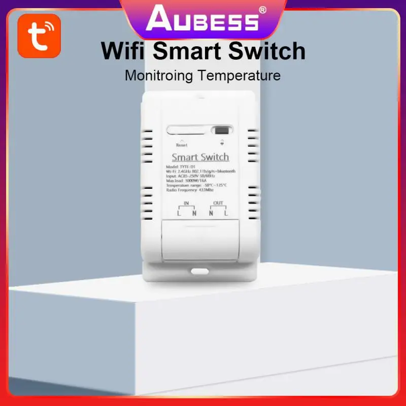 Датчик температуры Ds18b20, 16 А Wi-Fi Rf433 умный термостат, водонепроницаемый, работает с Alexa Google Home 
Датчик температуры Ds18b20, 16 А Wi-Fi Rf433 умный термостат, водонепроницаемый, работает с Alexa Google Home