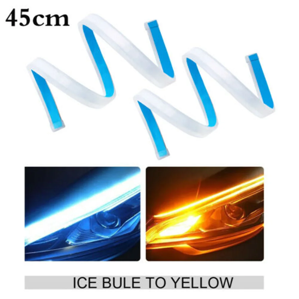 45cm Soft Tube LED Strip Car Daytime Running Light Turn Signal Lamps Accessories Brand New Auto Parts High Quality And Durable
45cm Soft Tube LED Strip Car Daytime Running Light Turn Signal Lamps Accessories Brand New Auto Parts High Quality And Durable