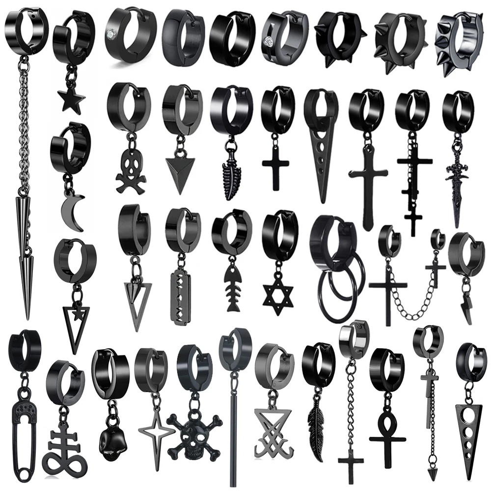 Новинка 2021, черные серьги-кольца в стиле панк из нержавеющей стали для женщин и мужчин, маленькие модные круглые аксессуары, подарки, серьги
Новинка 2021, черные серьги-кольца в стиле панк из нержавеющей стали для женщин и мужчин, маленькие модные круглые аксессуары, подарки, серьги