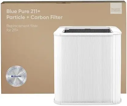 Pure 211+ Genuine Replacement Filter, Particle and Activated Carbon, Fits Blue Pure 211+ Air Purifier (Non-Auto)
Pure 211+ Genuine Replacement Filter, Particle and Activated Carbon, Fits Blue Pure 211+ Air Purifier (Non-Auto)