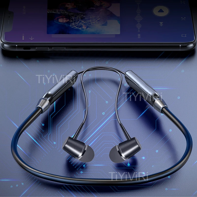Wireless Bluetooth 5.0 Earphones Magnetic Sports Running Headset IPX7 Waterproof Sport Earbuds Stereo Noise Reduction Headphone
Wireless Bluetooth 5.0 Earphones Magnetic Sports Running Headset IPX7 Waterproof Sport Earbuds Stereo Noise Reduction Headphone