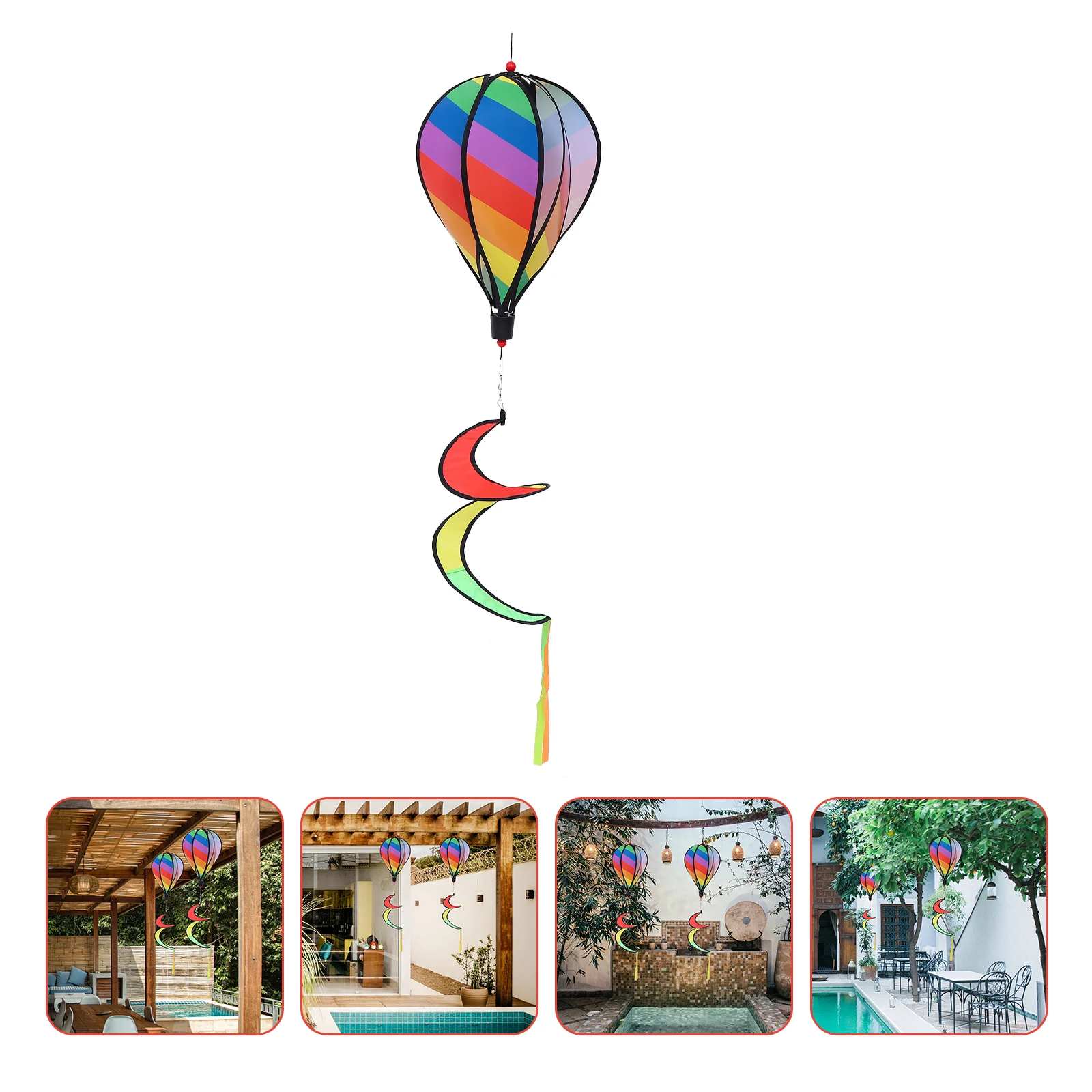 Whirligig Wind Mills Outdoor Garden Spiral Ornaments Kids Hot Air Balloon Ornament
Whirligig Wind Mills Outdoor Garden Spiral Ornaments Kids Hot Air Balloon Ornament