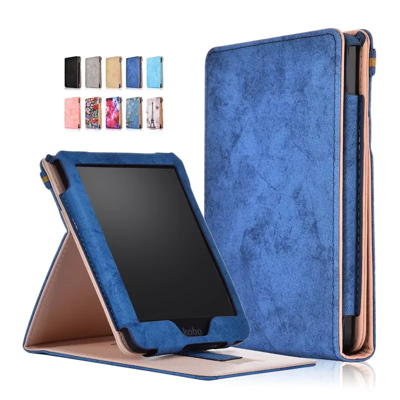 NEW PU Leather Smart Case for e reader ebook Kobo Clara HD 6 inch for funda ebook Kobo Clara HD Cover with Hand Holder Strap
NEW PU Leather Smart Case for e reader ebook Kobo Clara HD 6 inch for funda ebook Kobo Clara HD Cover with Hand Holder Strap