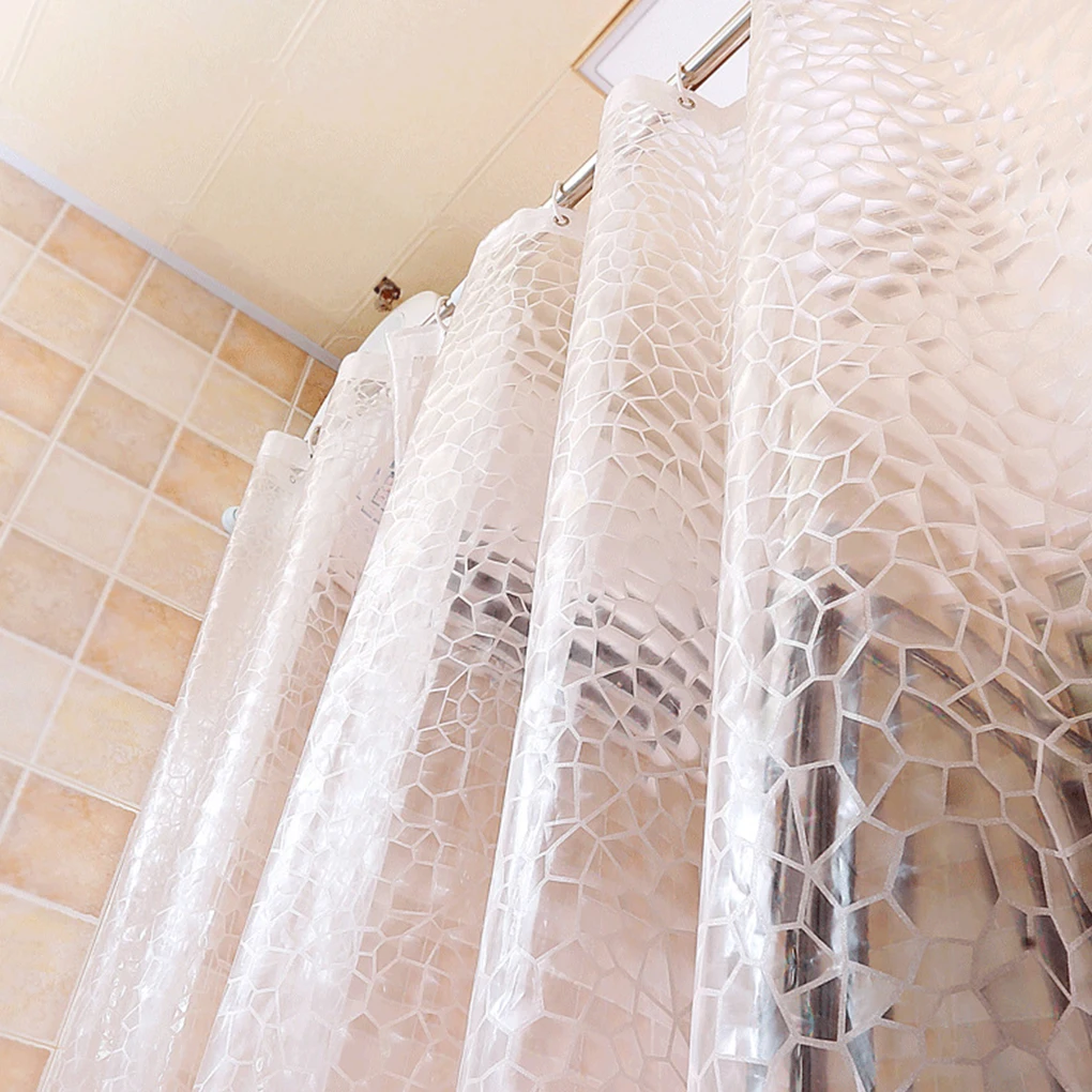 Partition Bathroom Curtain Waterproof Mildew Shower Curtain Luxury Transparent Thicken EVA For Home Hotel Apartment 180cm, 200cm
Partition Bathroom Curtain Waterproof Mildew Shower Curtain Luxury Transparent Thicken EVA For Home Hotel Apartment 180cm, 200cm