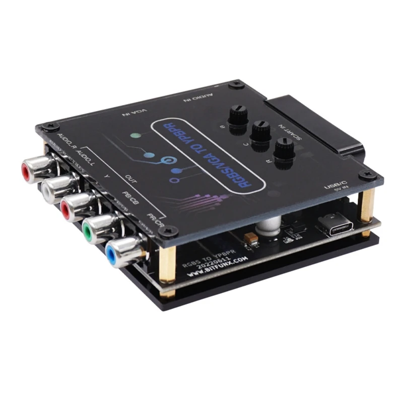 Адаптер видеопреобразователя для MD/for, RGBS VGA SCART to конвертер YPBPR Поддерживает 480i 480p 576i 576p 720p 1080i 1080p
Адаптер видеопреобразователя для MD/for, RGBS VGA SCART to конвертер YPBPR Поддерживает 480i 480p 576i 576p 720p 1080i 1080p