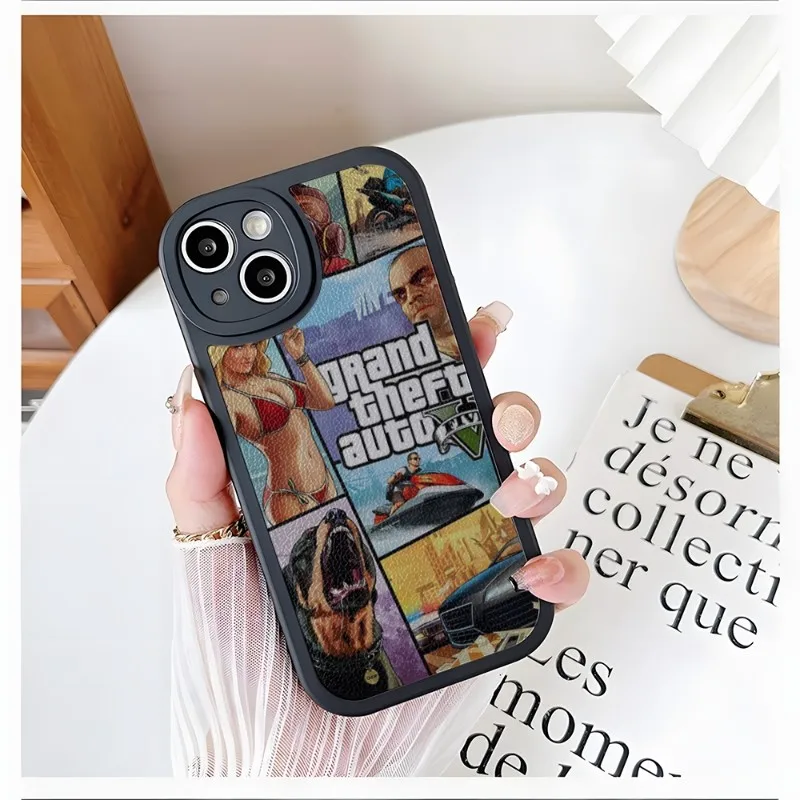 Rockstar Gta 5 Grand Phone Case For IPhone 14 13 12 11 Pro Max Mini X XR XS 6 7 8 Plus Mini 2022 Lambskin Silicone Shell Cover
Rockstar Gta 5 Grand Phone Case For IPhone 14 13 12 11 Pro Max Mini X XR XS 6 7 8 Plus Mini 2022 Lambskin Silicone Shell Cover