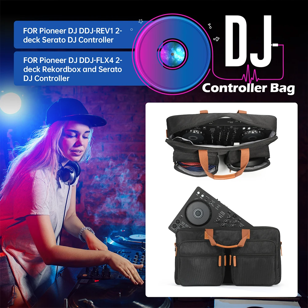 Portable DJ Disc Player Carrying Case Dustproof Travel Carrying Storage Bags with Sholder Strap for Pioneer DJ DDJ-FLX4 DDJ-REV1
Portable DJ Disc Player Carrying Case Dustproof Travel Carrying Storage Bags with Sholder Strap for Pioneer DJ DDJ-FLX4 DDJ-REV1