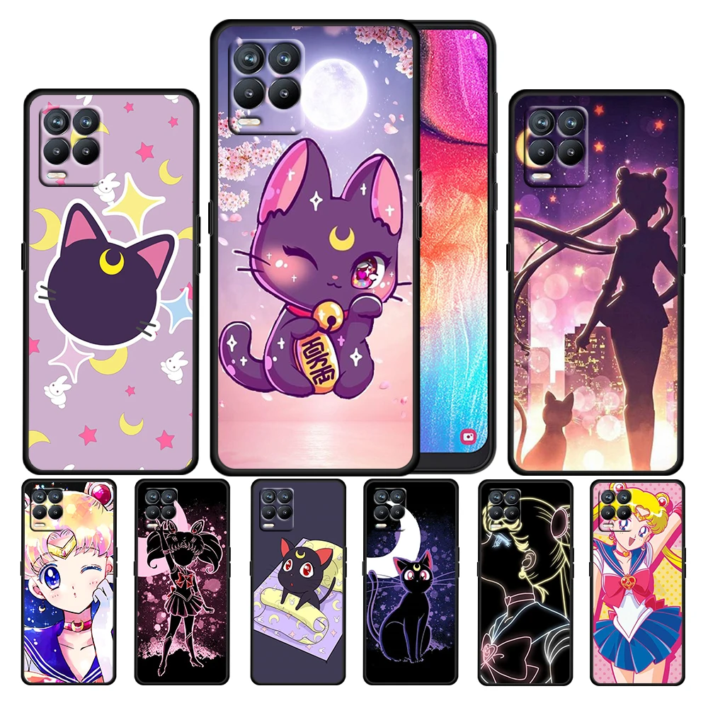 Sailor Moon Cute Cat For OPPO GT Master Find X5 X3 Realme 9 8 6 C3 C21Y Pro Lite A53S A5 A9 2020 TPU Black Phone Case Cover Capa
Sailor Moon Cute Cat For OPPO GT Master Find X5 X3 Realme 9 8 6 C3 C21Y Pro Lite A53S A5 A9 2020 TPU Black Phone Case Cover Capa
